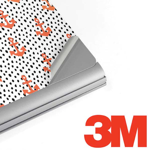 Bouffants and Broken Hearts Anchors and Dots Surface Book 2 15in Skin